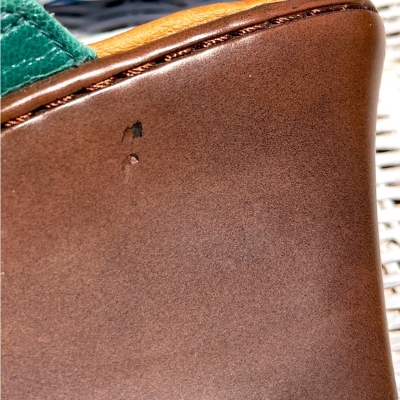 A Spring in Your Step!  CLARKS (NWOT, Sz 8) Sea Green Wedge Platform Sandals - Picture 6 of 7